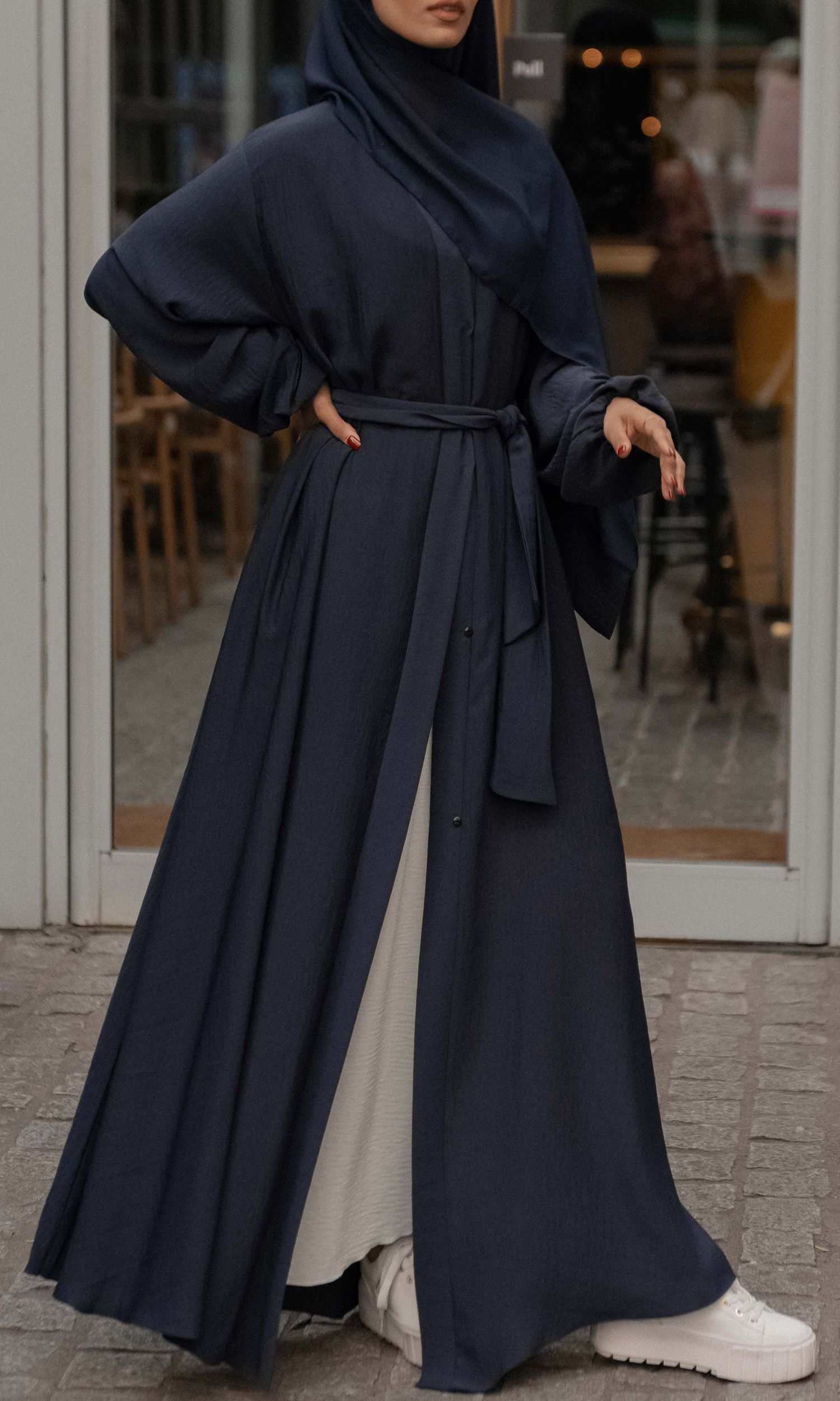 Crepe Flared - Blue