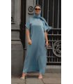 Organza Slip Dress L. Blue