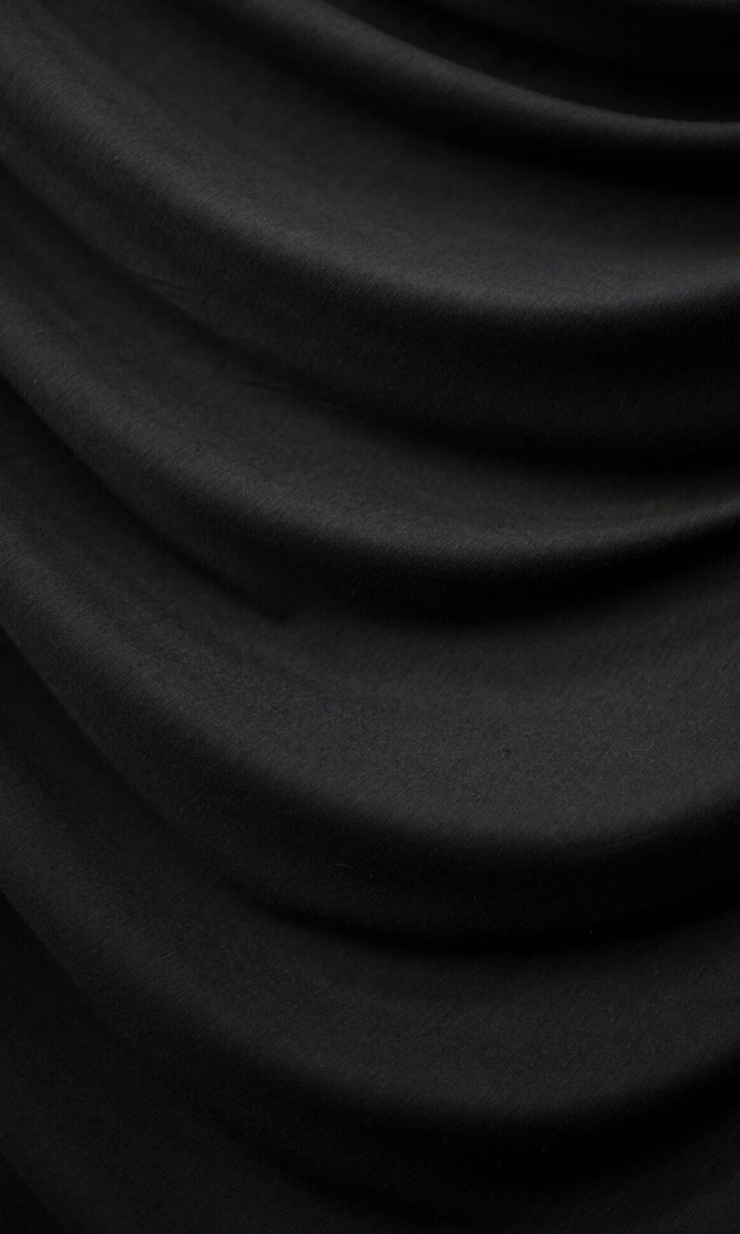 Jersey Hijab Black
