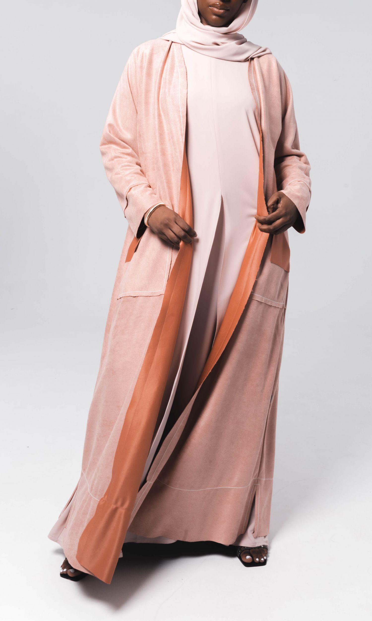 Suede Trench