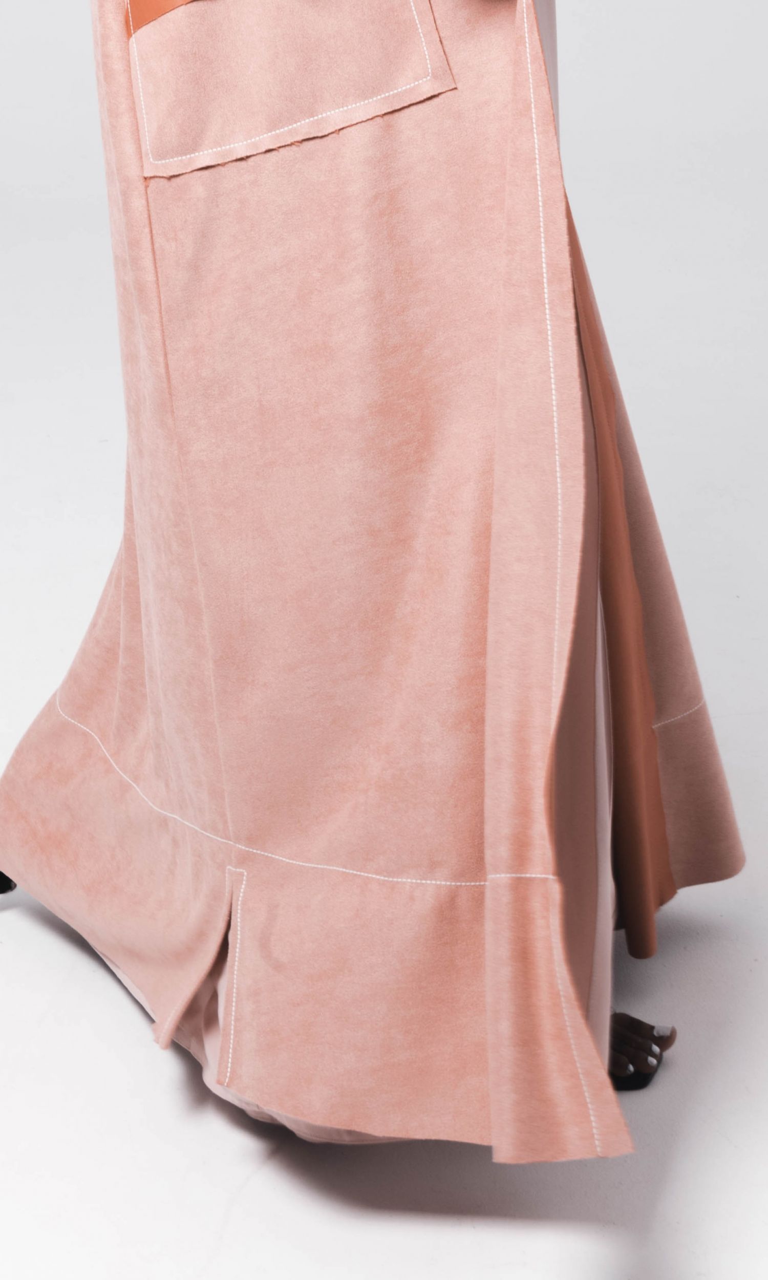 Suede Trench