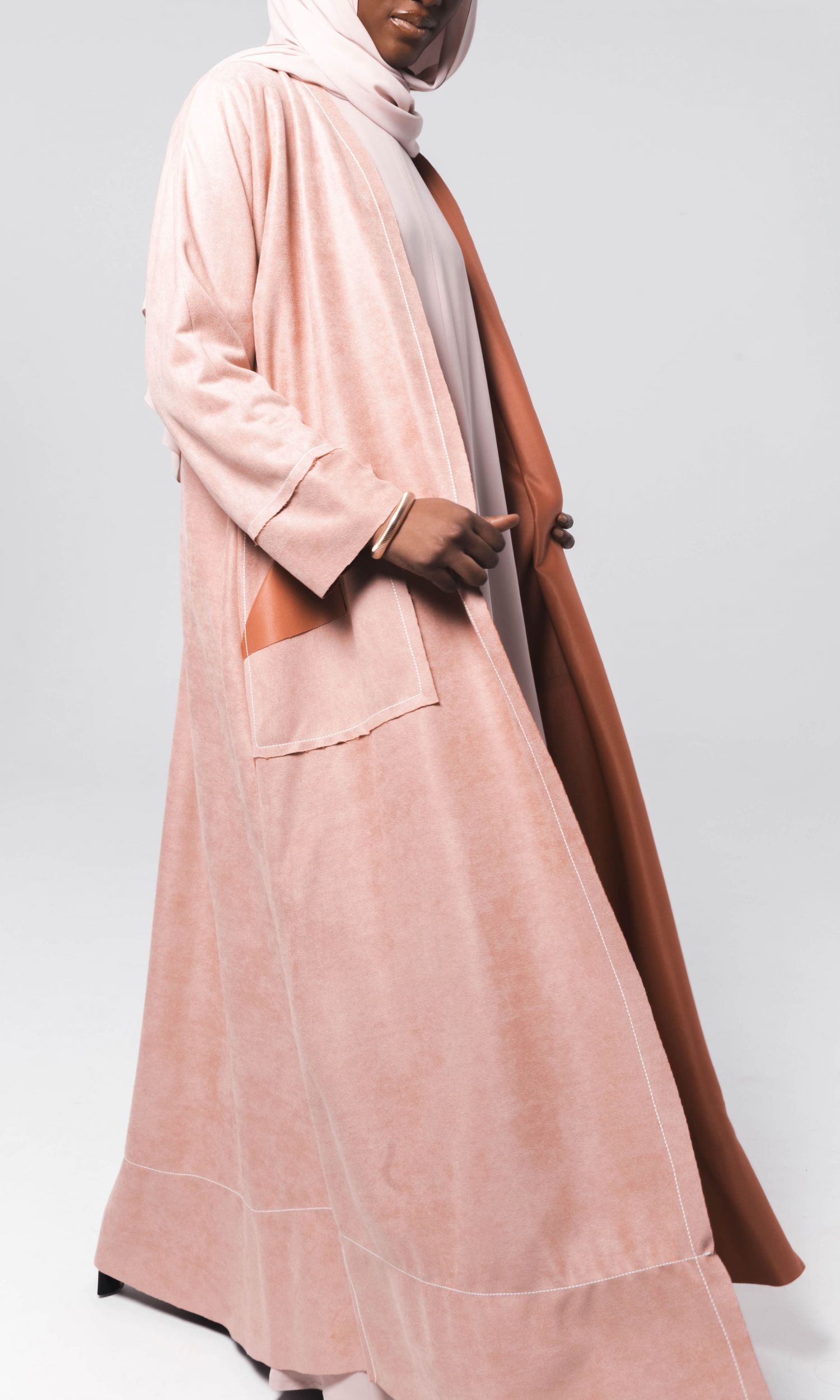 Suede Trench