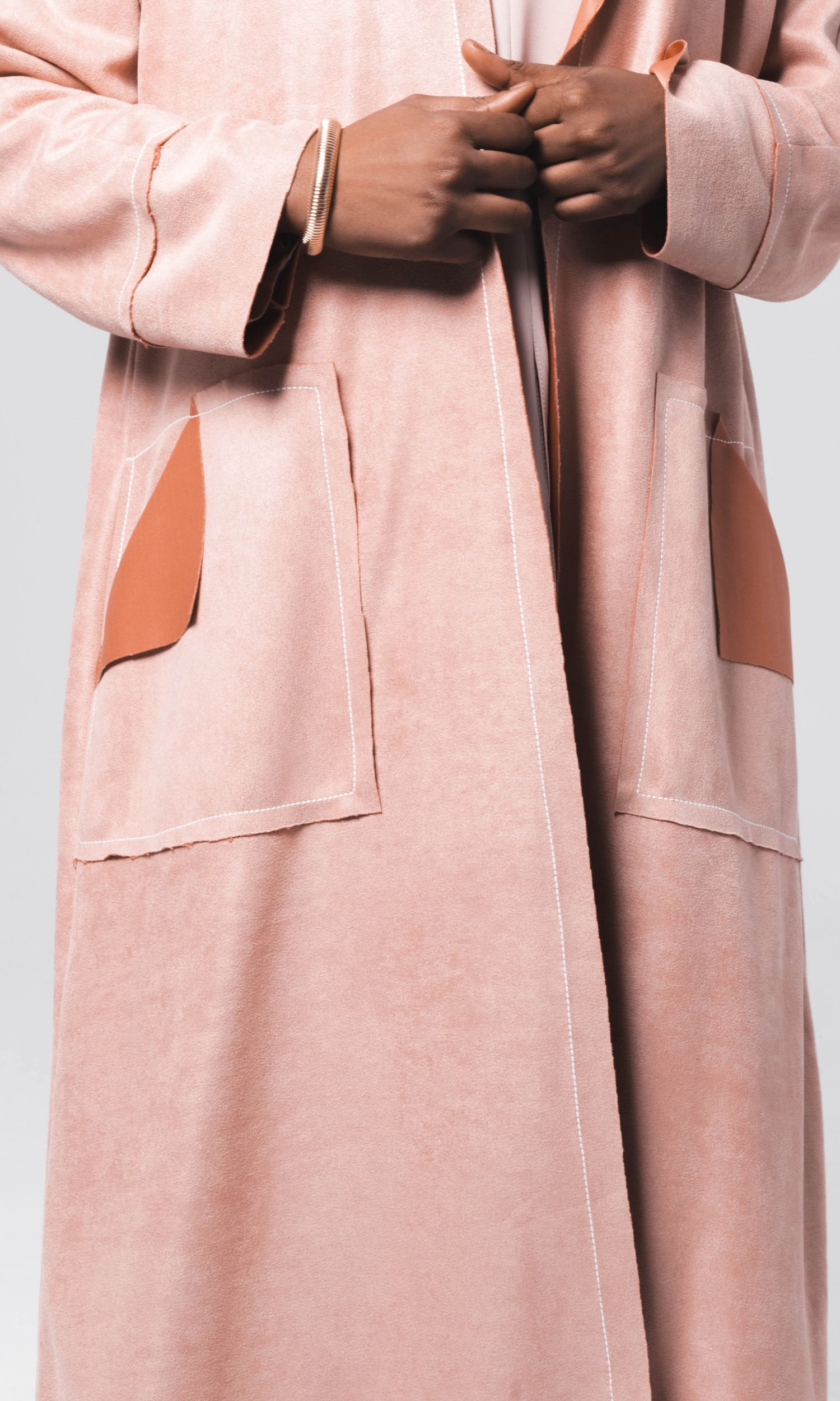 Suede Trench