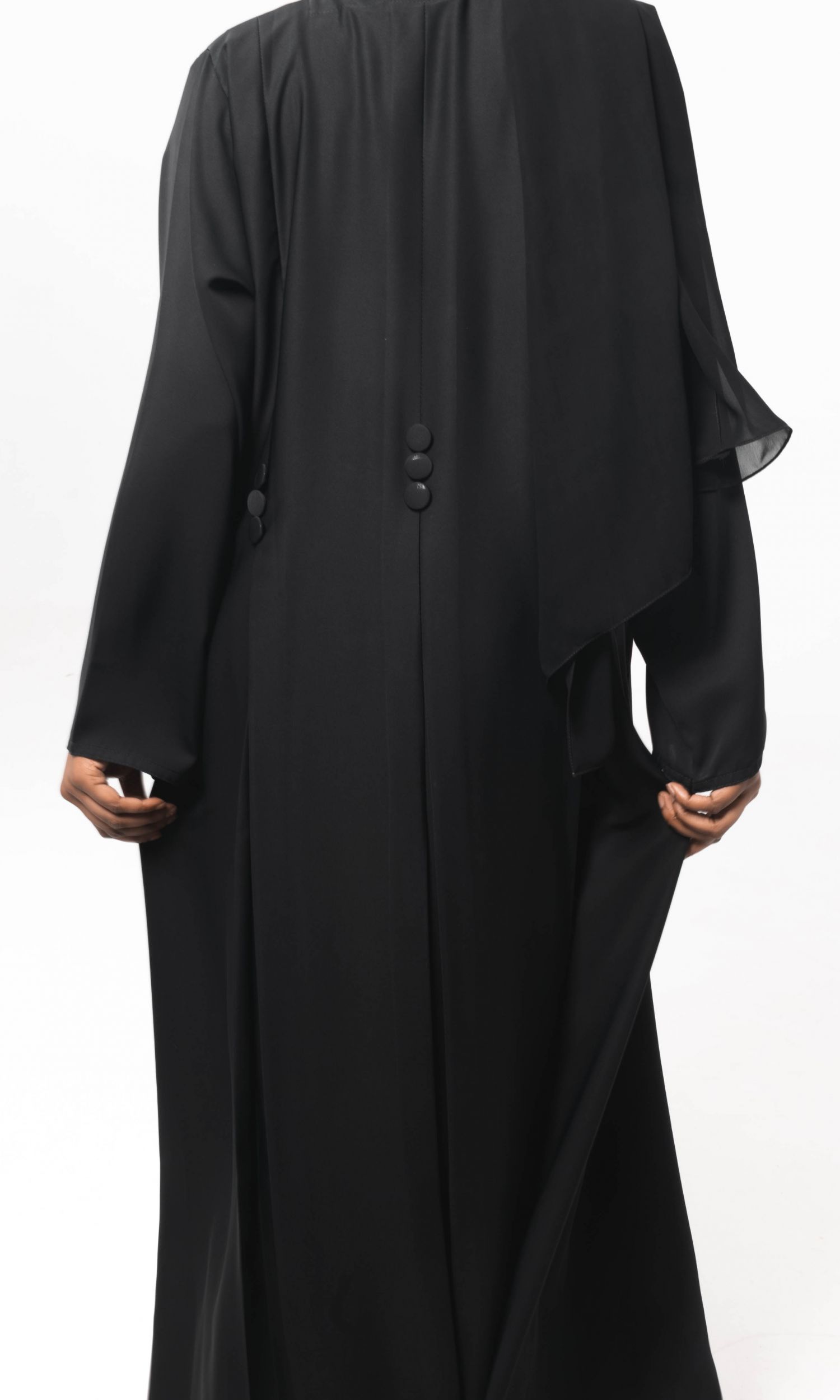 Buttons Open Abaya