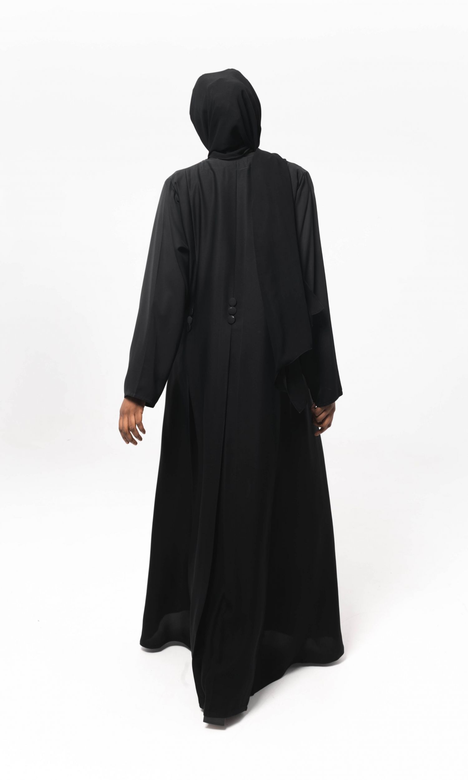 Buttons Open Abaya