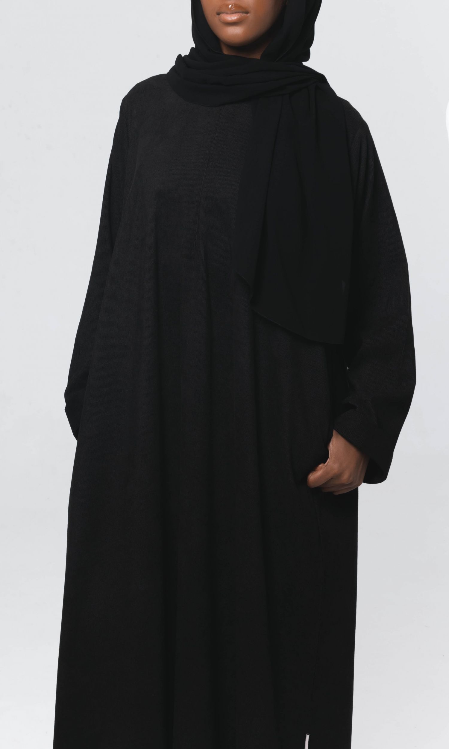 Corduroy Casual - Black