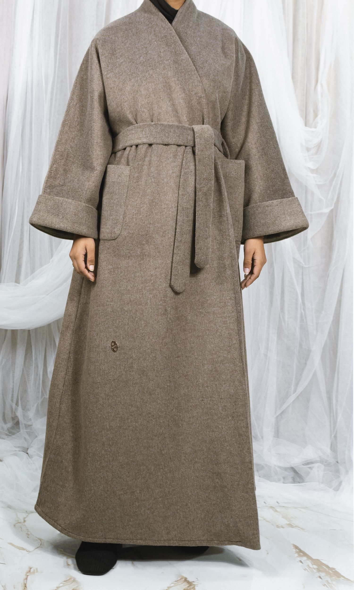 Cashmere Wrap Coat 04