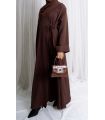 Wrap Abaya - Brown