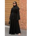 Flared Abaya - Black